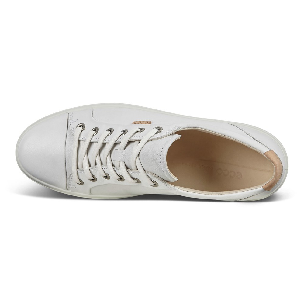Womens Sneakers - ECCO Soft 7 Wedge - White - 9613RNEBP